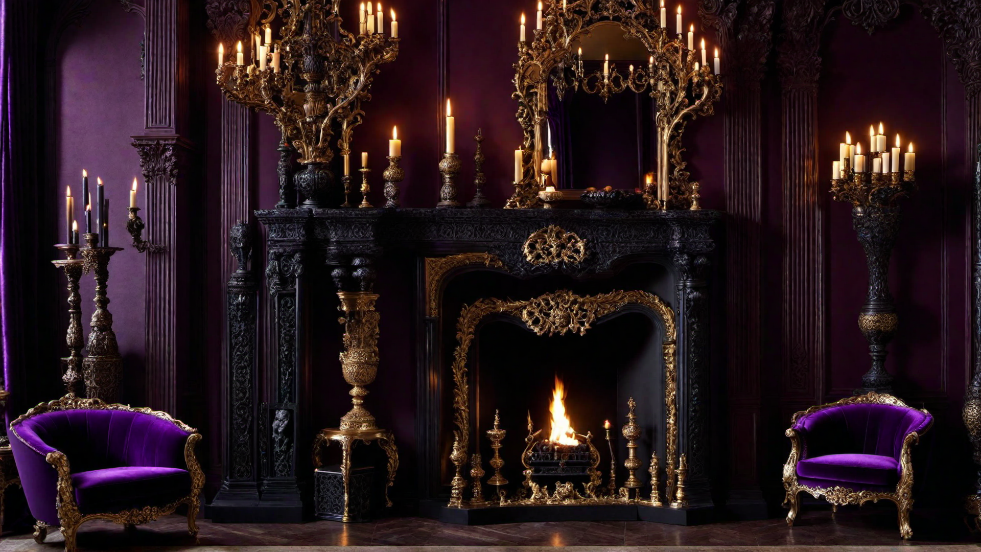 Gothic Fireplace: Gathering Around the Fire in Style