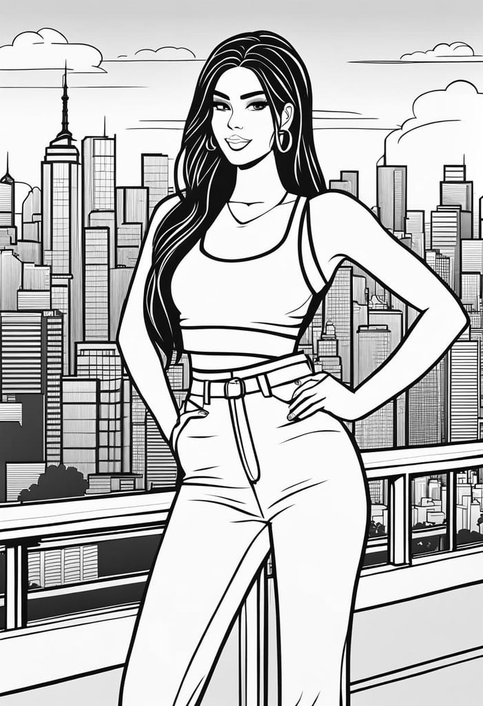 40+ Free Baddie Coloring Pages – Color And Play