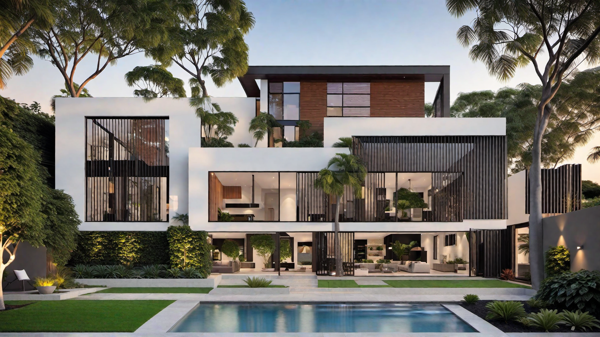 Courtyard Living: Open-Air Spaces in Modern Home Exteriors