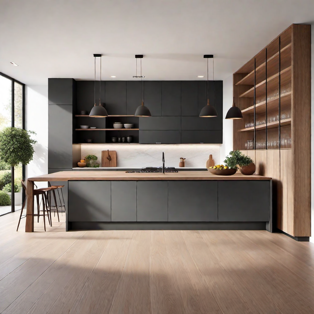 Warm Minimalism: Adding Texture to Minimalist Kitchen