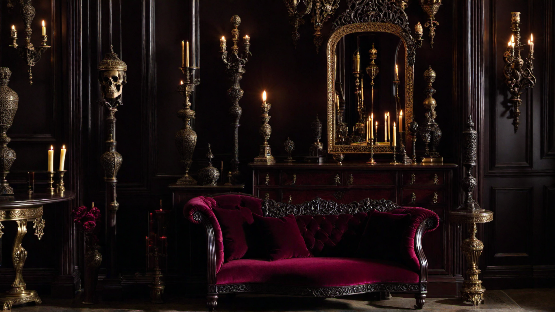 Skulls and Bones: Incorporating Macabre Decorative Pieces