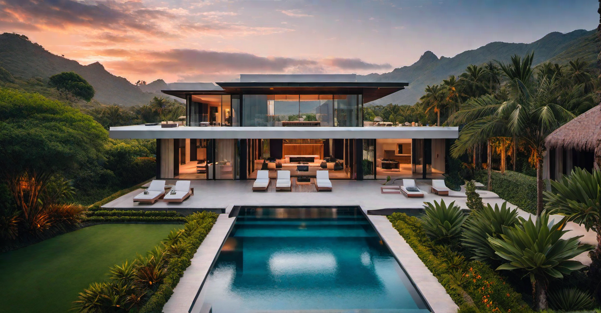 Exclusive Island Getaway: Private Villa with Tropical Gardens
