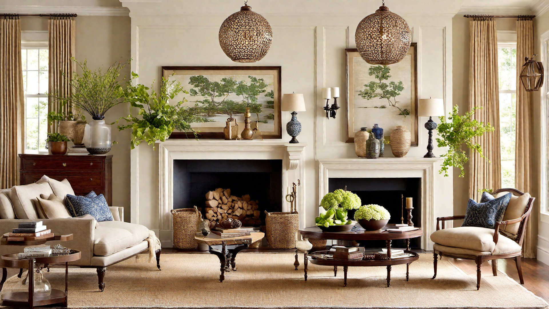Rustic Textures: Natural Materials in Colonial Interiors