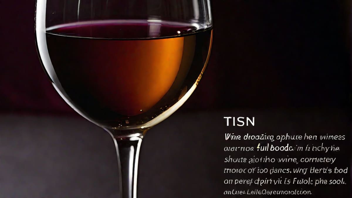 What Does Full Bodied Mean In Wine