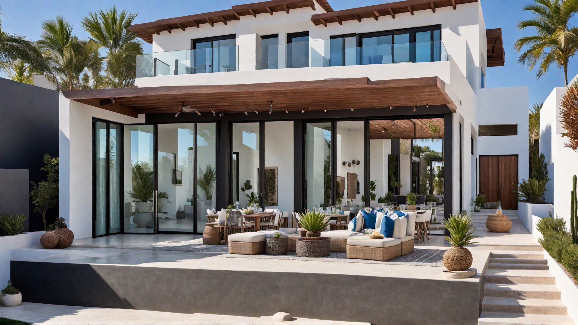 Modern Mexican Home with Rooftop Terrace