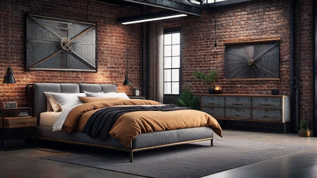 Incorporating Nature: Indoor Plants in Industrial Bedrooms