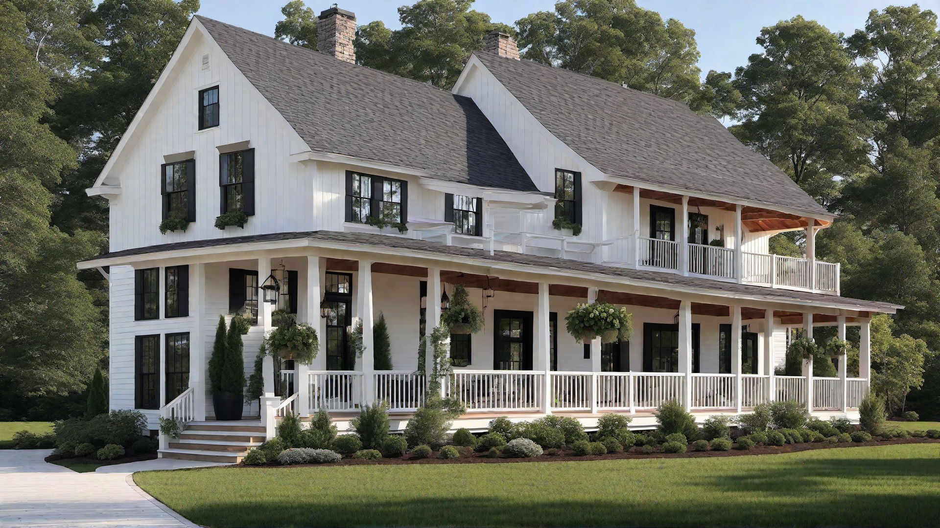 Wrap-Around Porch: Traditional Feature in Modern Farmhouse Design