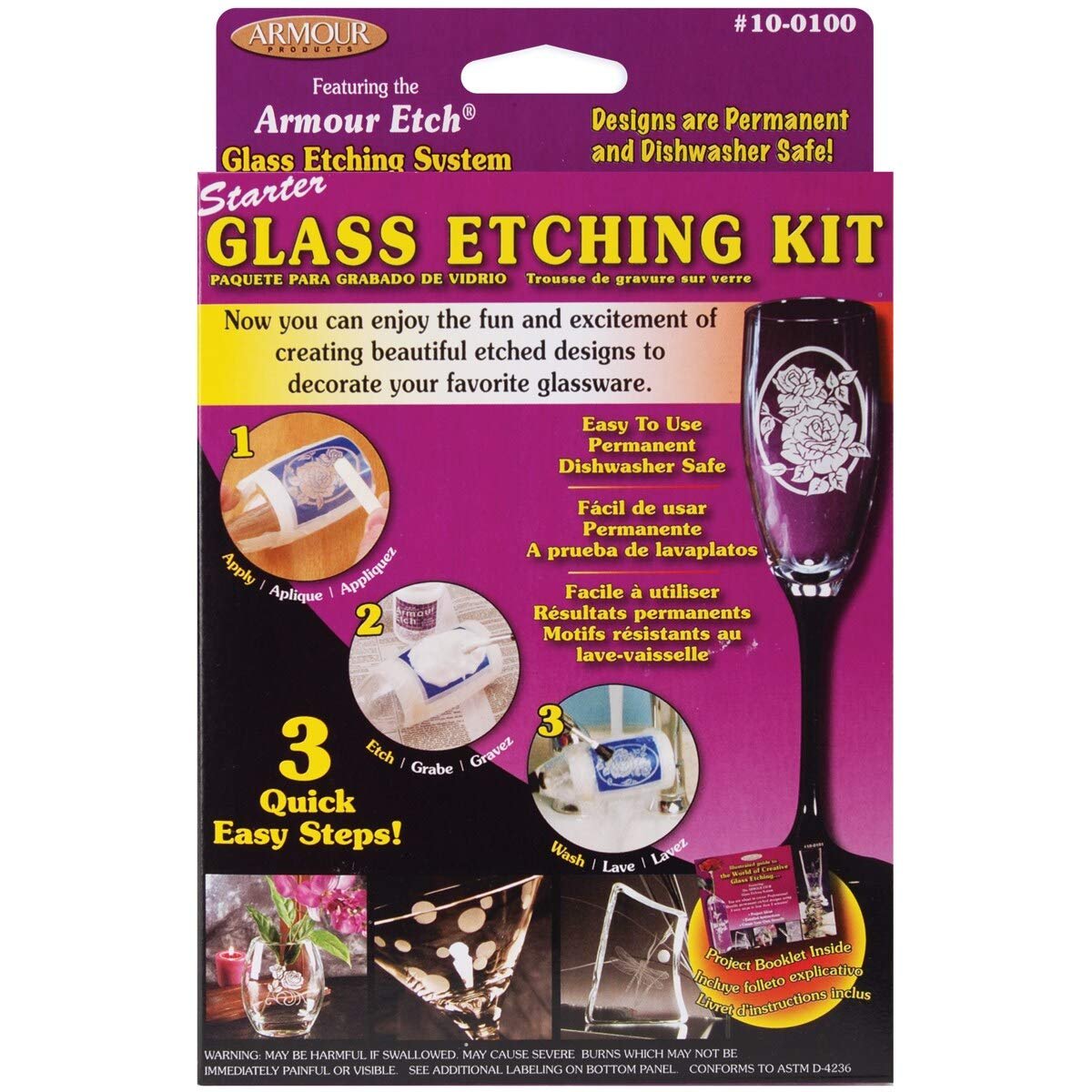 Armour Glass Etching Starter Kit