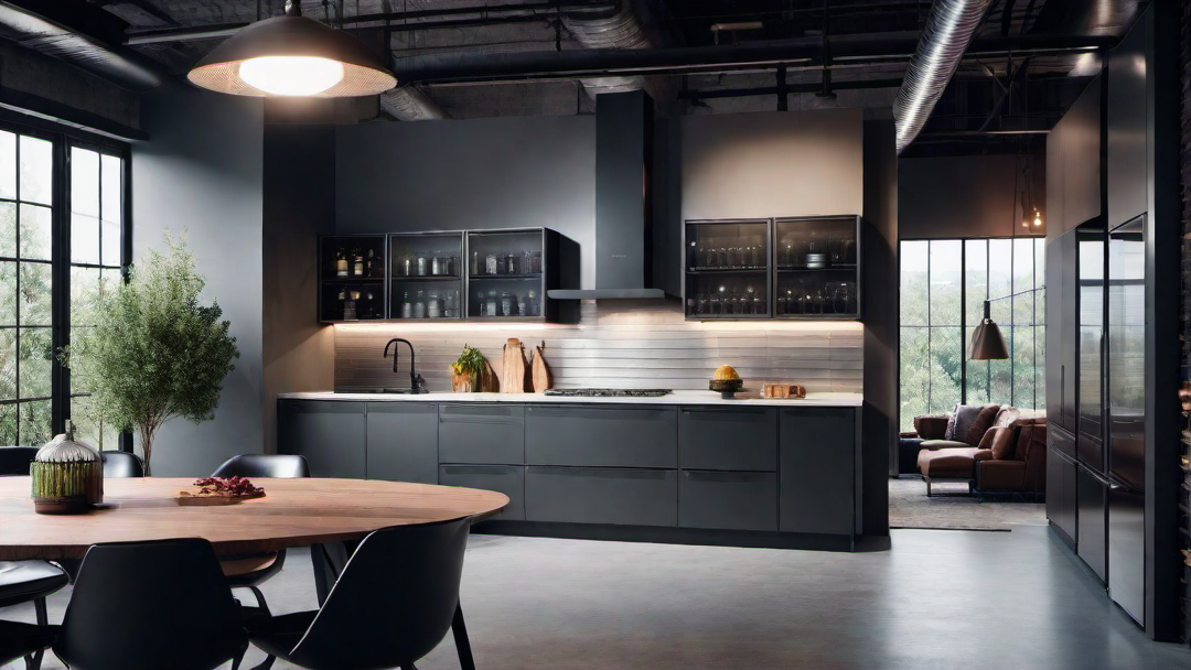 Sleek Stainless Steel Appliances for a Modern Industrial Look