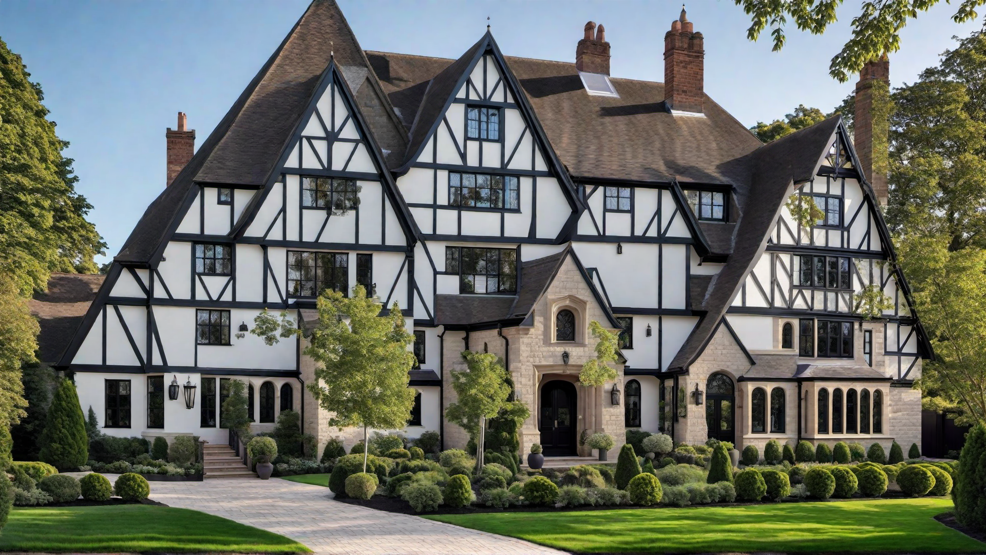 Tudor Pathways: Inviting Entry Paths