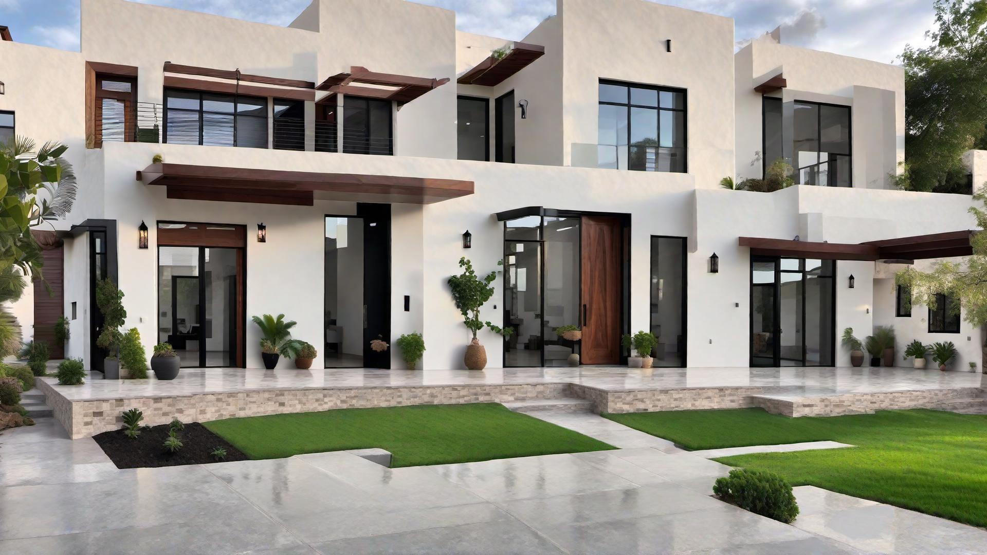 Smooth Stucco Finish for Modern Appeal