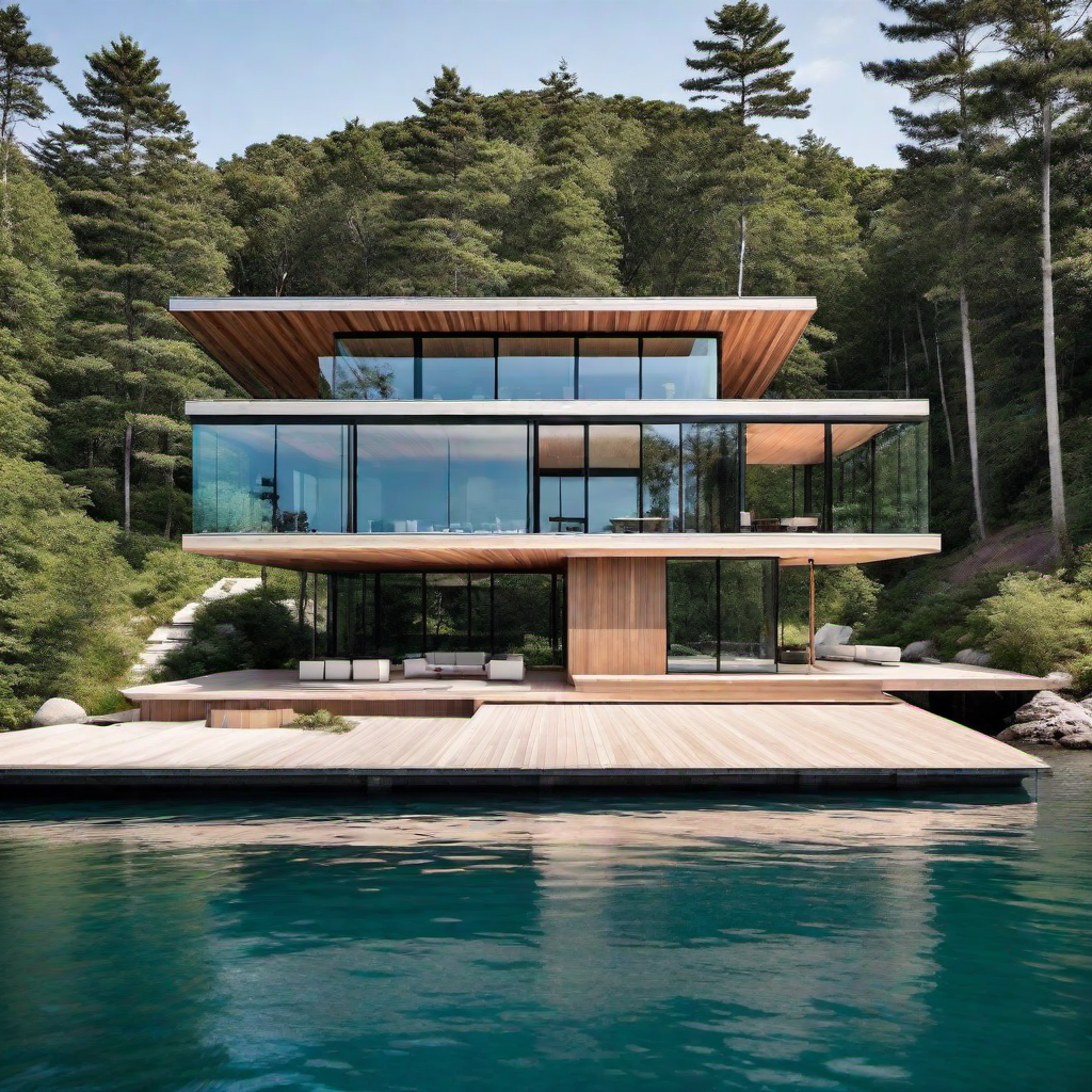 Floating Design: Modern Floating House Exterior