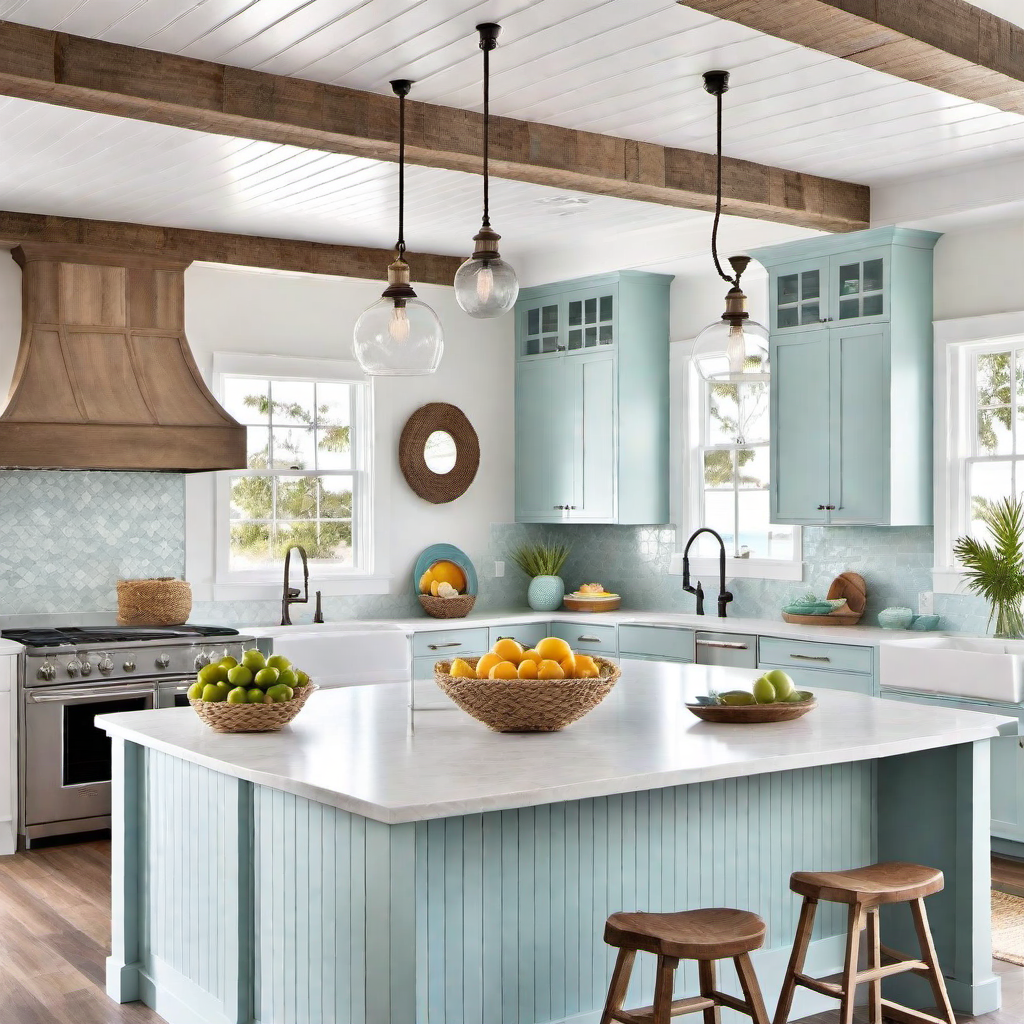 Beachy Bliss: Casual and Relaxing Coastal Kitchen Style