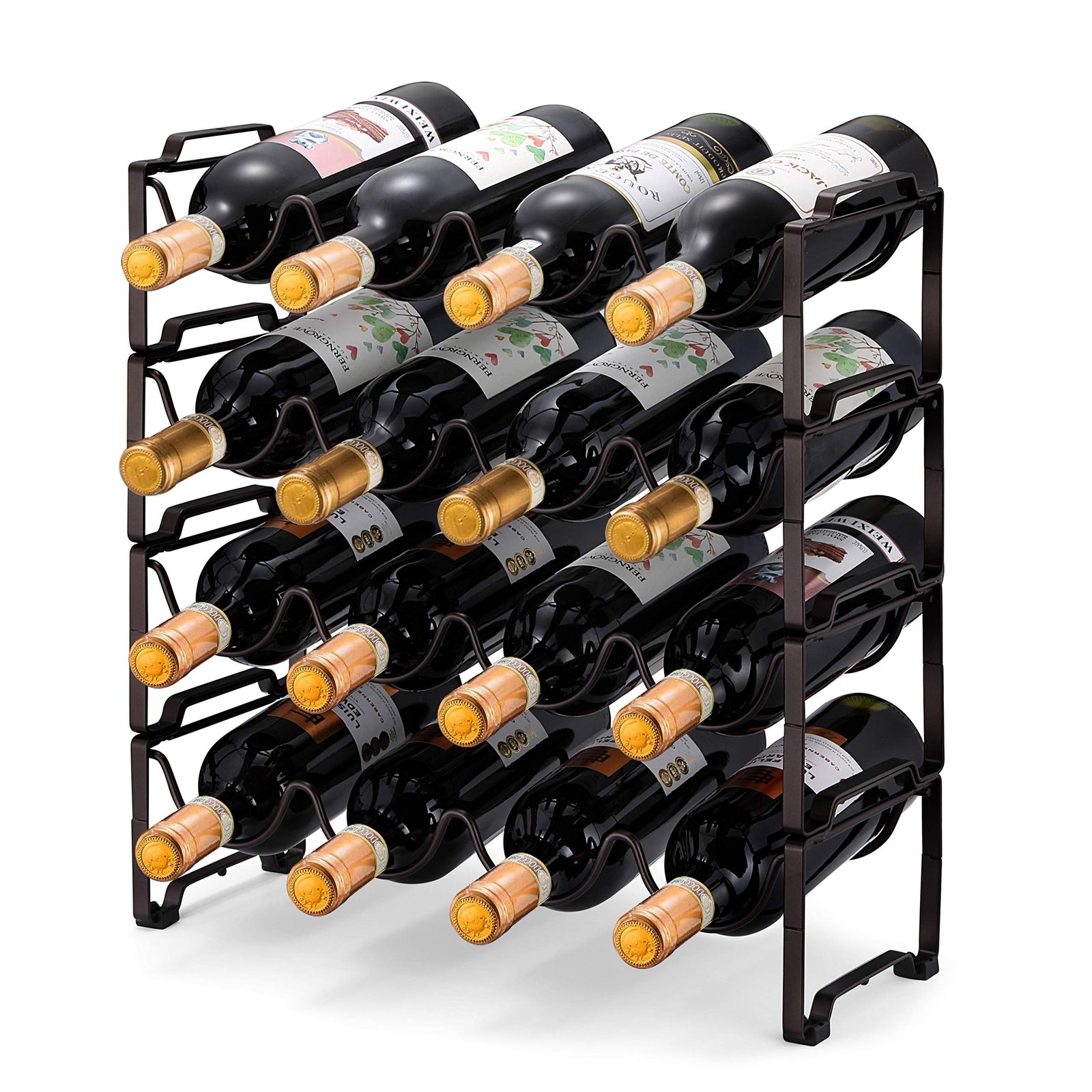 Simple Trending 4-Tier Wine Rack