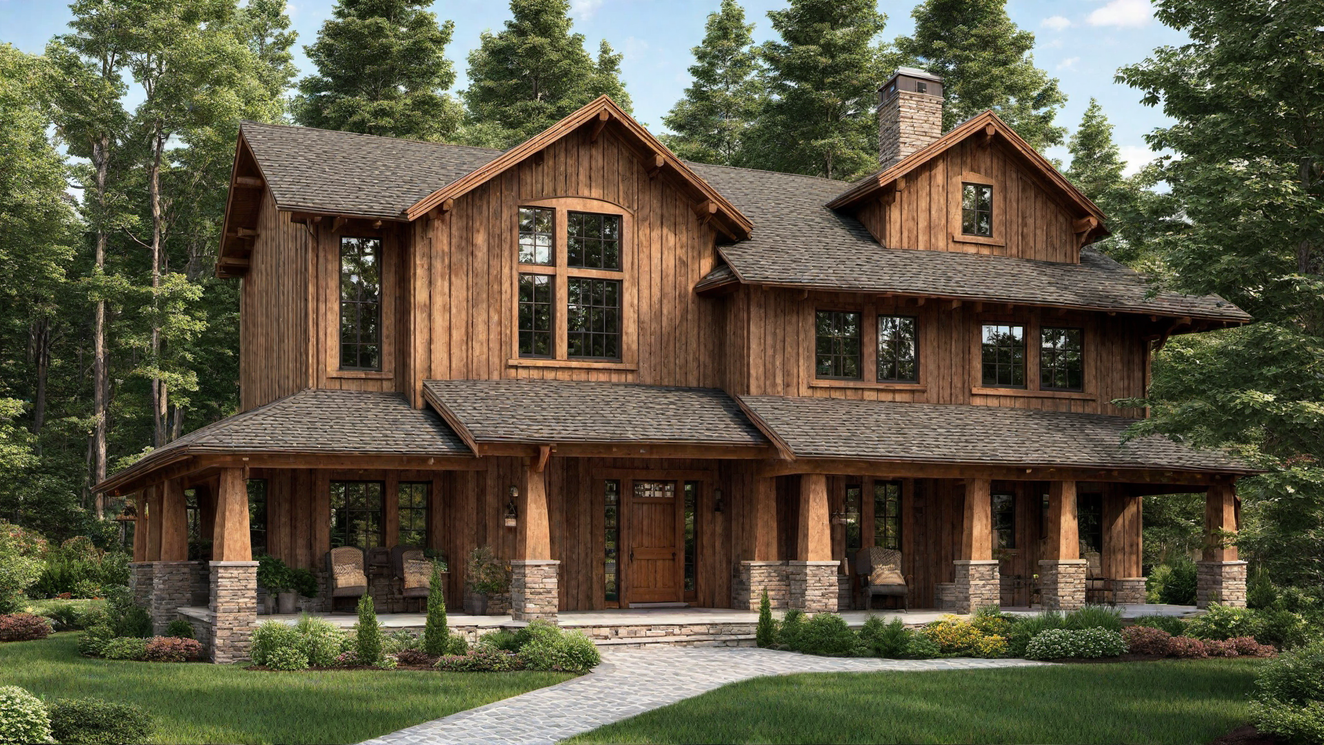 Classic Charm: Traditional Wood Siding for a Rustic House Exterior