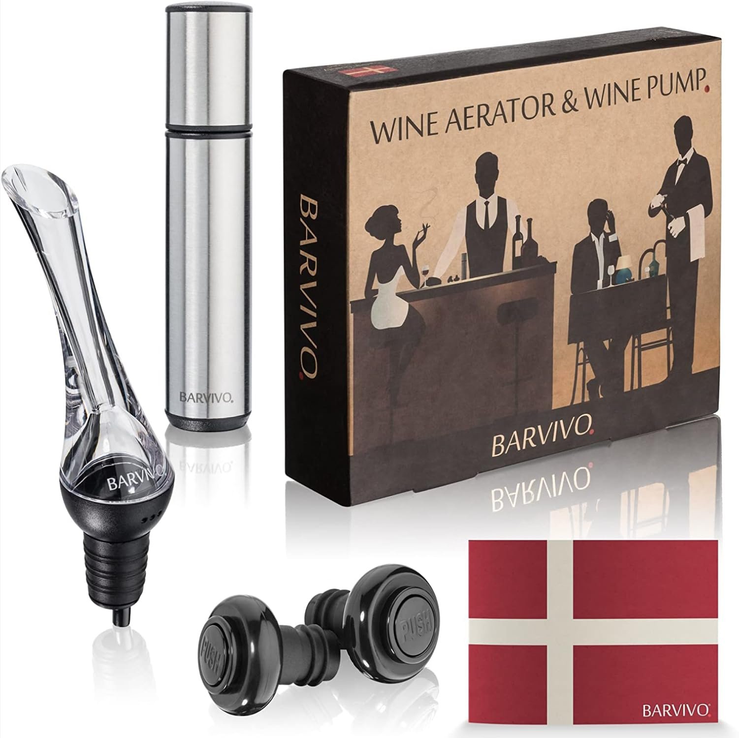 BARVIVO Premium Wine Preserver Kit