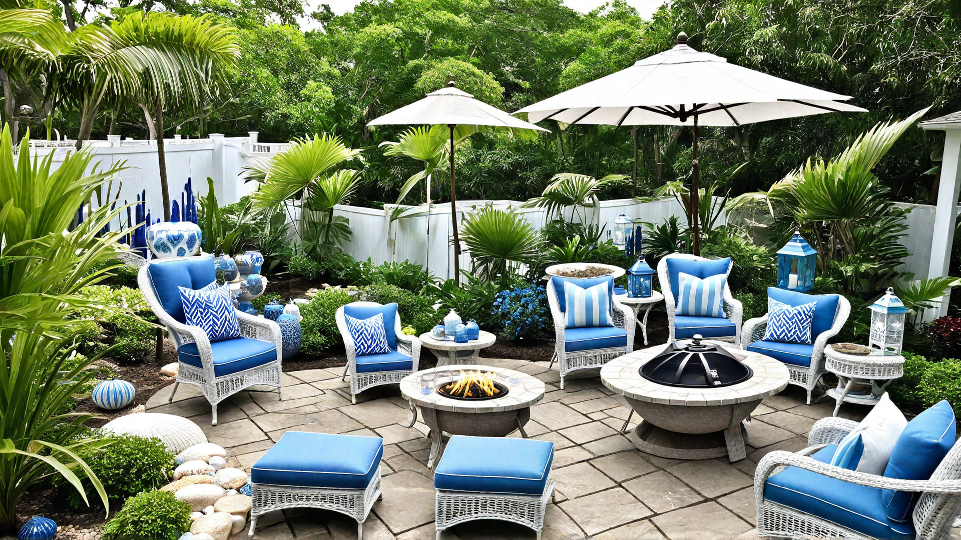 Beachy Bliss: Coastal Themed Patio