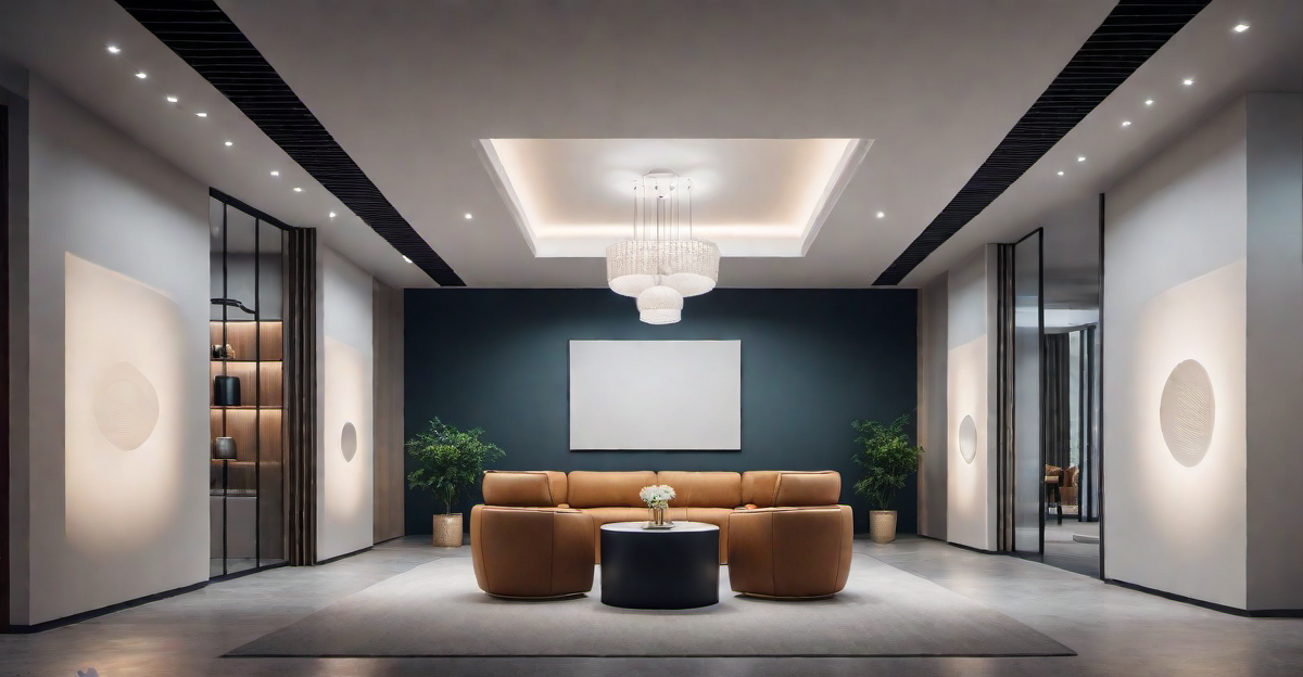 Customizable Creativity: Gypsum Board False Ceiling with Modular Panels
