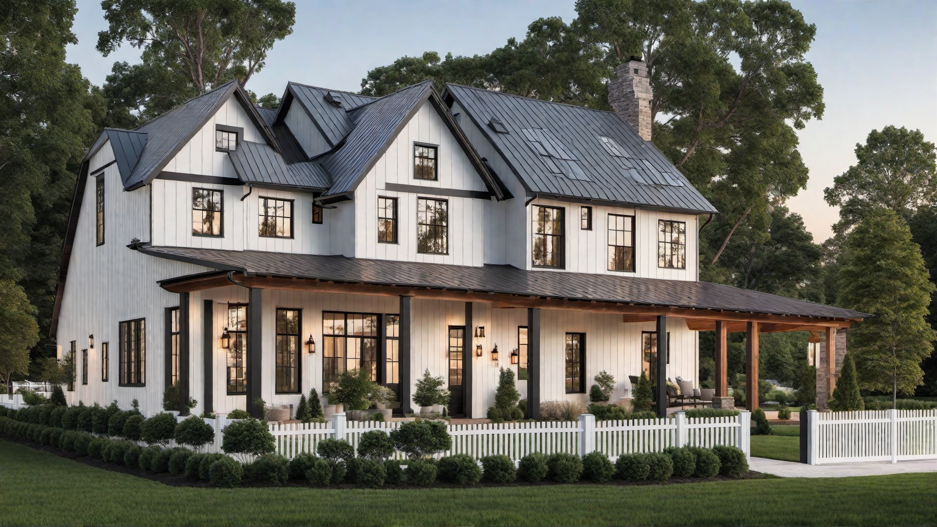 Fenced Perimeter: Privacy and Security in Farmhouse Living