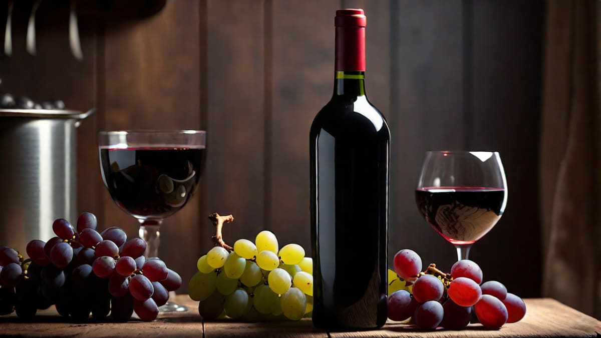 Homemade Red Wine