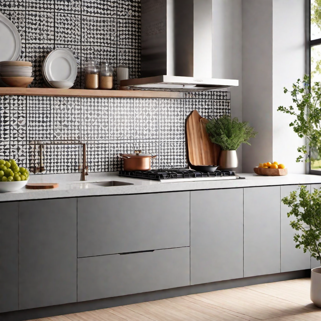 22. Geometric Patterns: Playing with Shapes in Scandinavian Kitchen Design