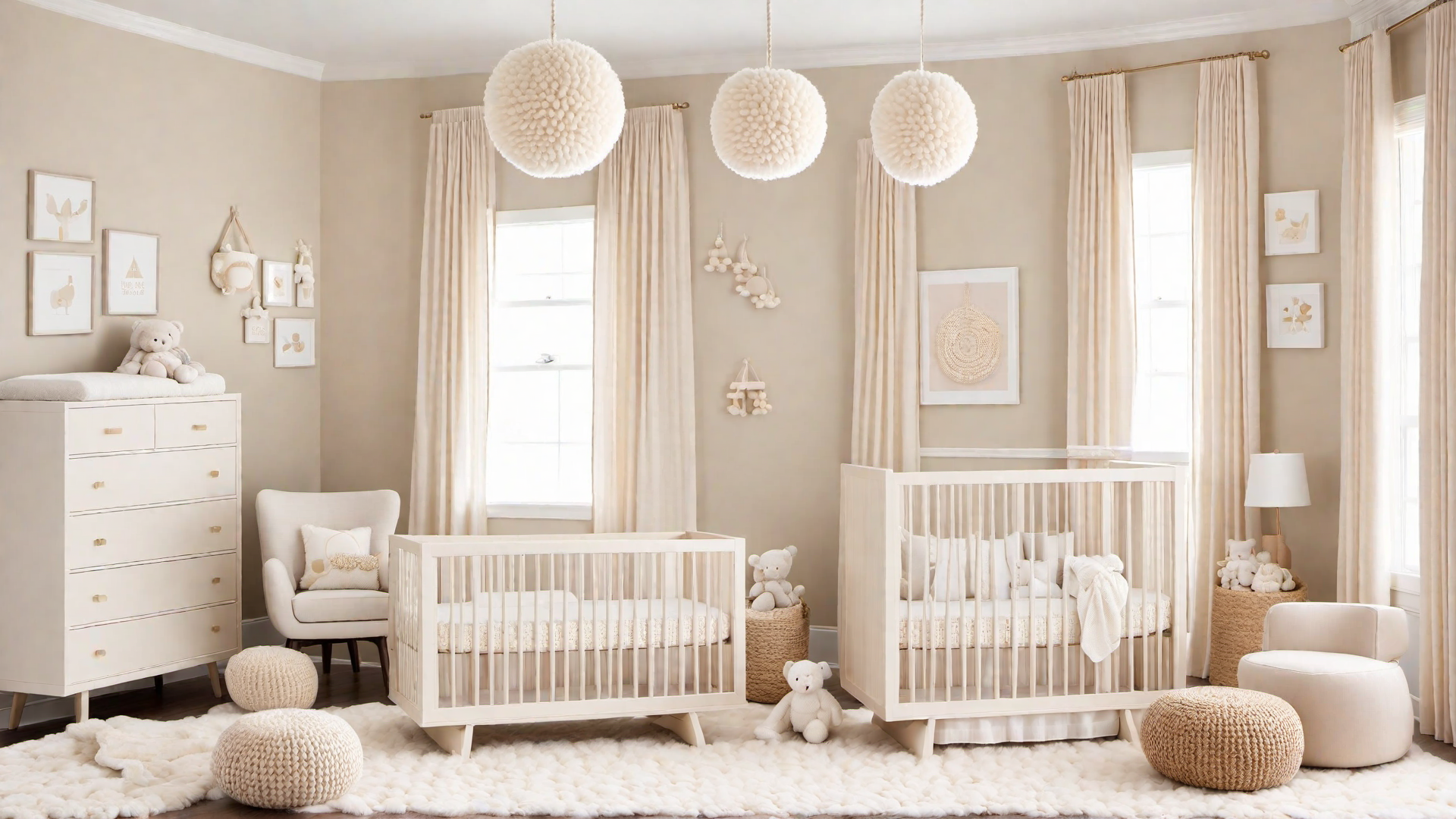 Soft Serenity: Beige Nursery for Baby