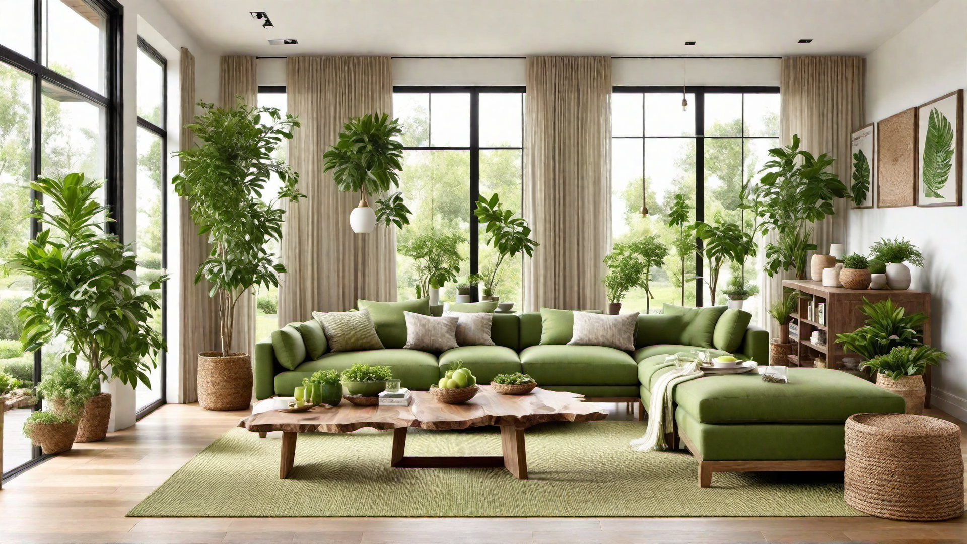 Earthy Elements: Wood Furniture in Green Interior Designs