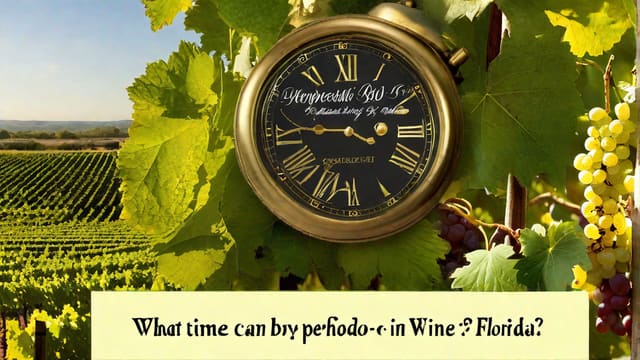 What Time Can You Buy Wine In Florida
