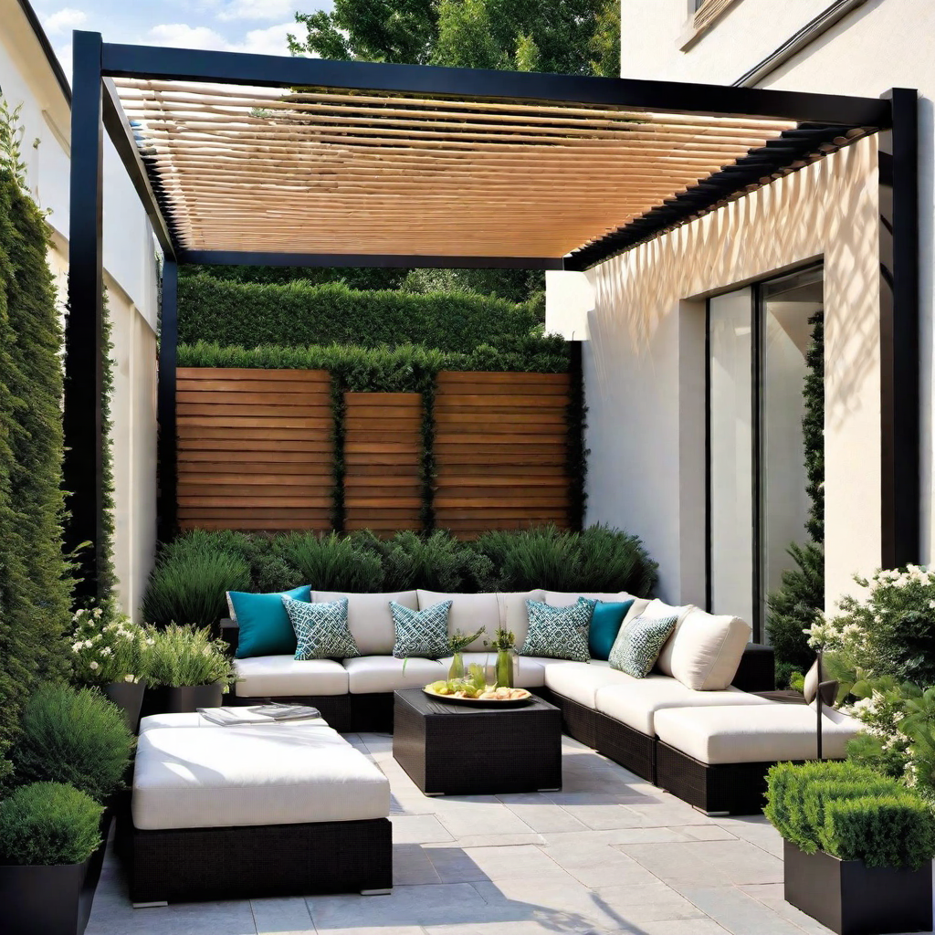 Urban Escape: Terrace Pergola Design in the City