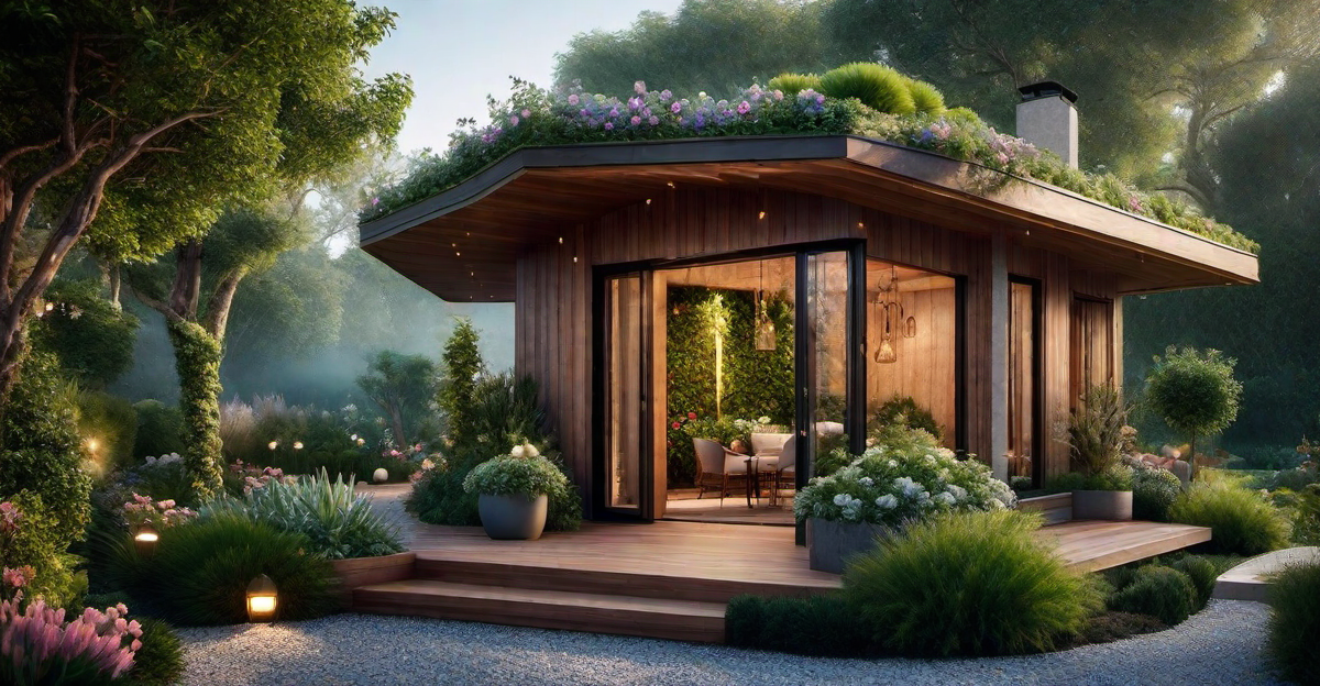 Whimsical Retreat: Fairy Tale Garden House for Small Yards