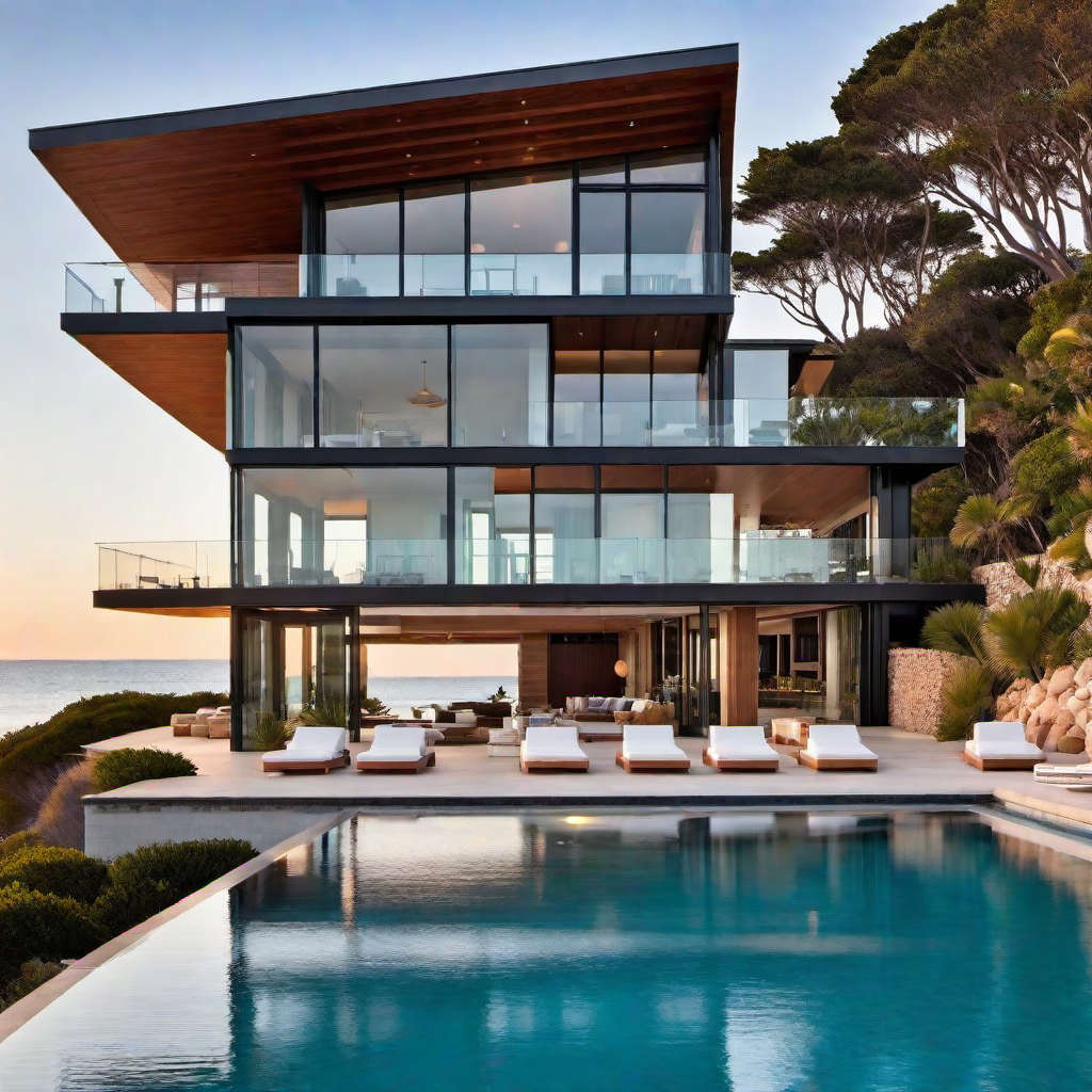Beachfront Escape: Modern Beach House Exterior