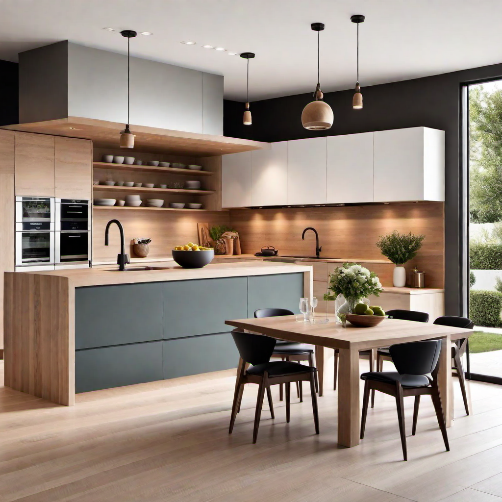 29. Tranquil Vibes: Zen Elements in Scandinavian Kitchen Design