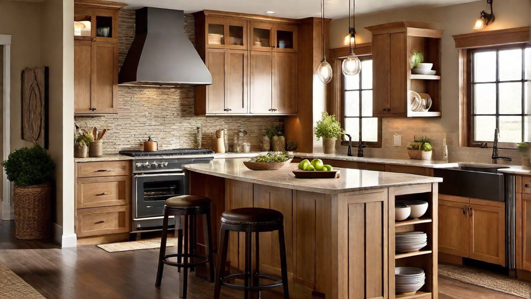 Timeless Beauty: Neutral Color Palette in Ranch Kitchen