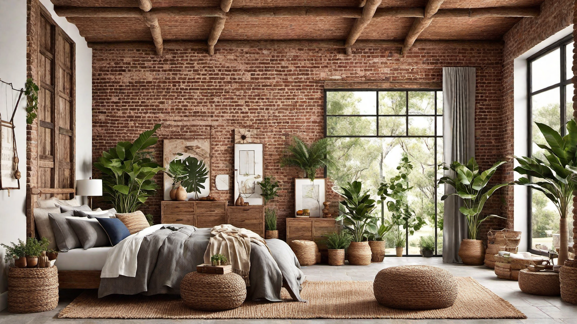 Rustic Accents: Natural and Raw Elements