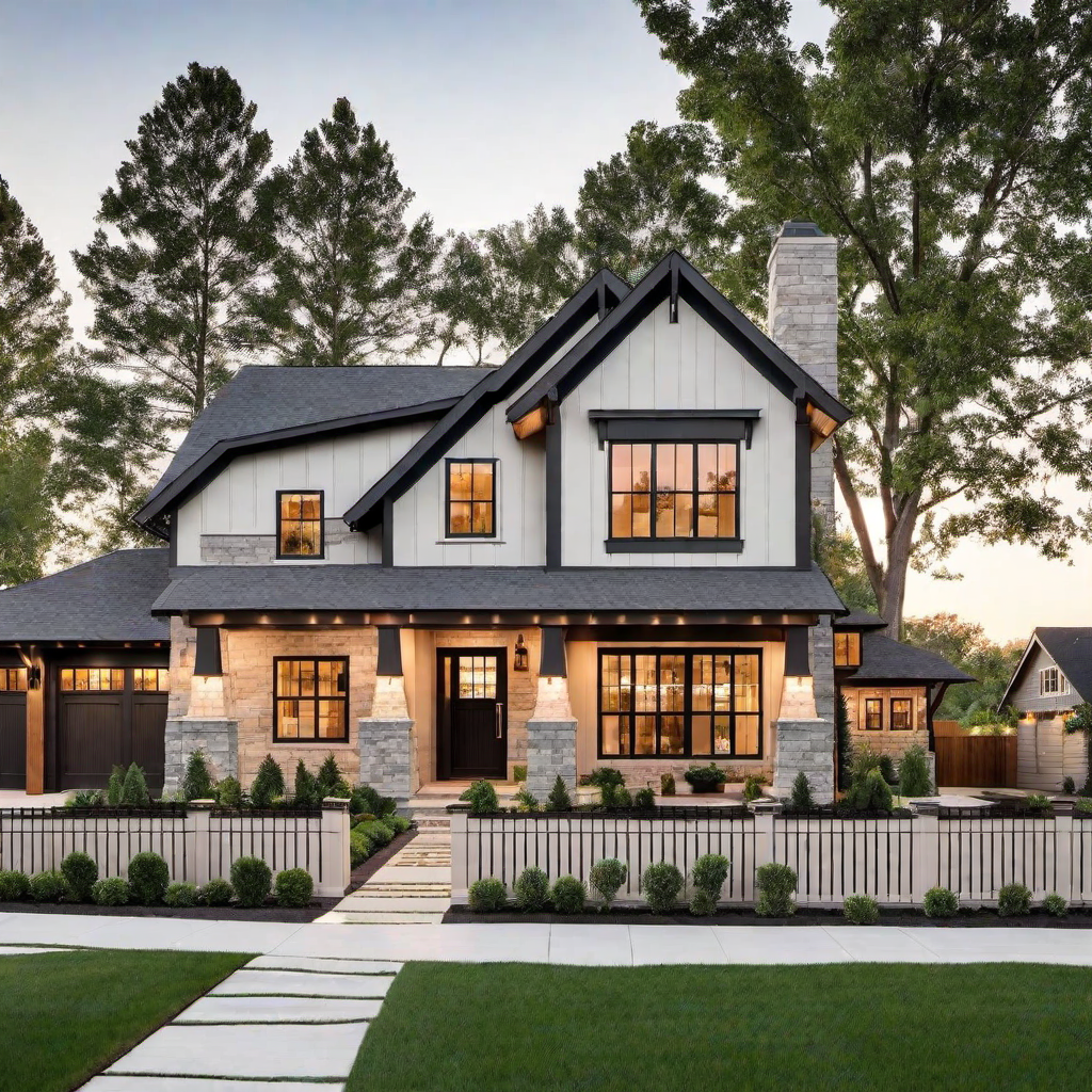 Craftsman Farmhouse Exterior Renovations: Updating the Look