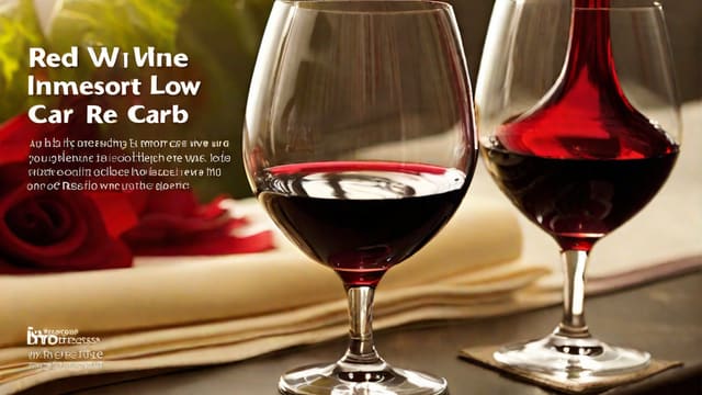 Is Red Wine Low Carb