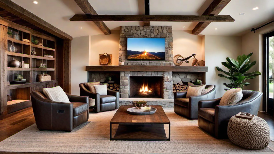 Entertainment Zone: Home Theater and Game Area