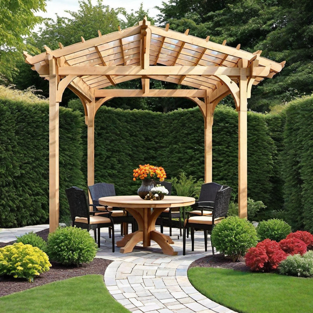 Arched Elegance: Curved Pergola Design for Architectural Interest