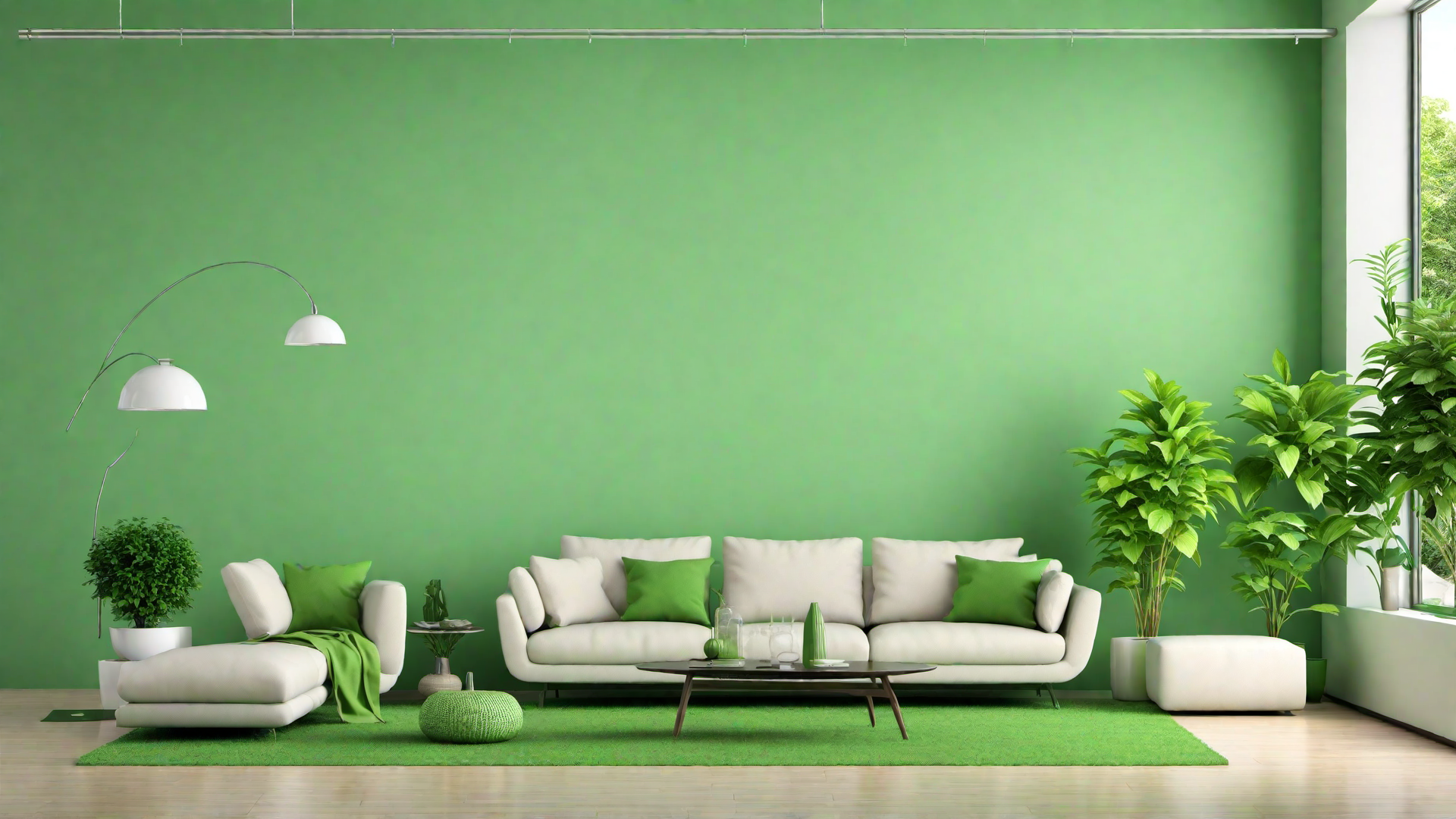Verdant Walls: Green Wall Paint for a Calming Atmosphere
