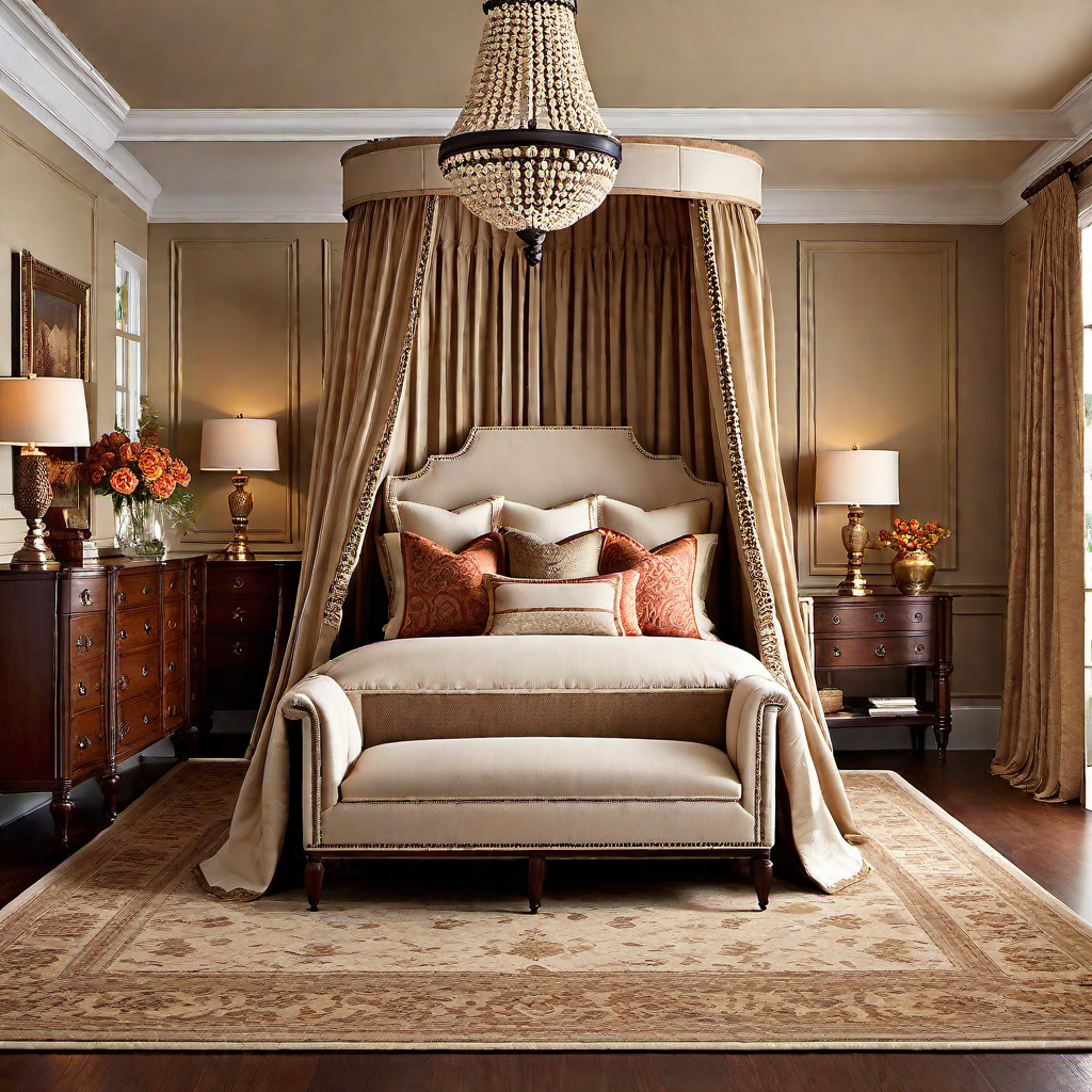 Luxurious Comfort: Colonial Chic Bedroom Ideas
