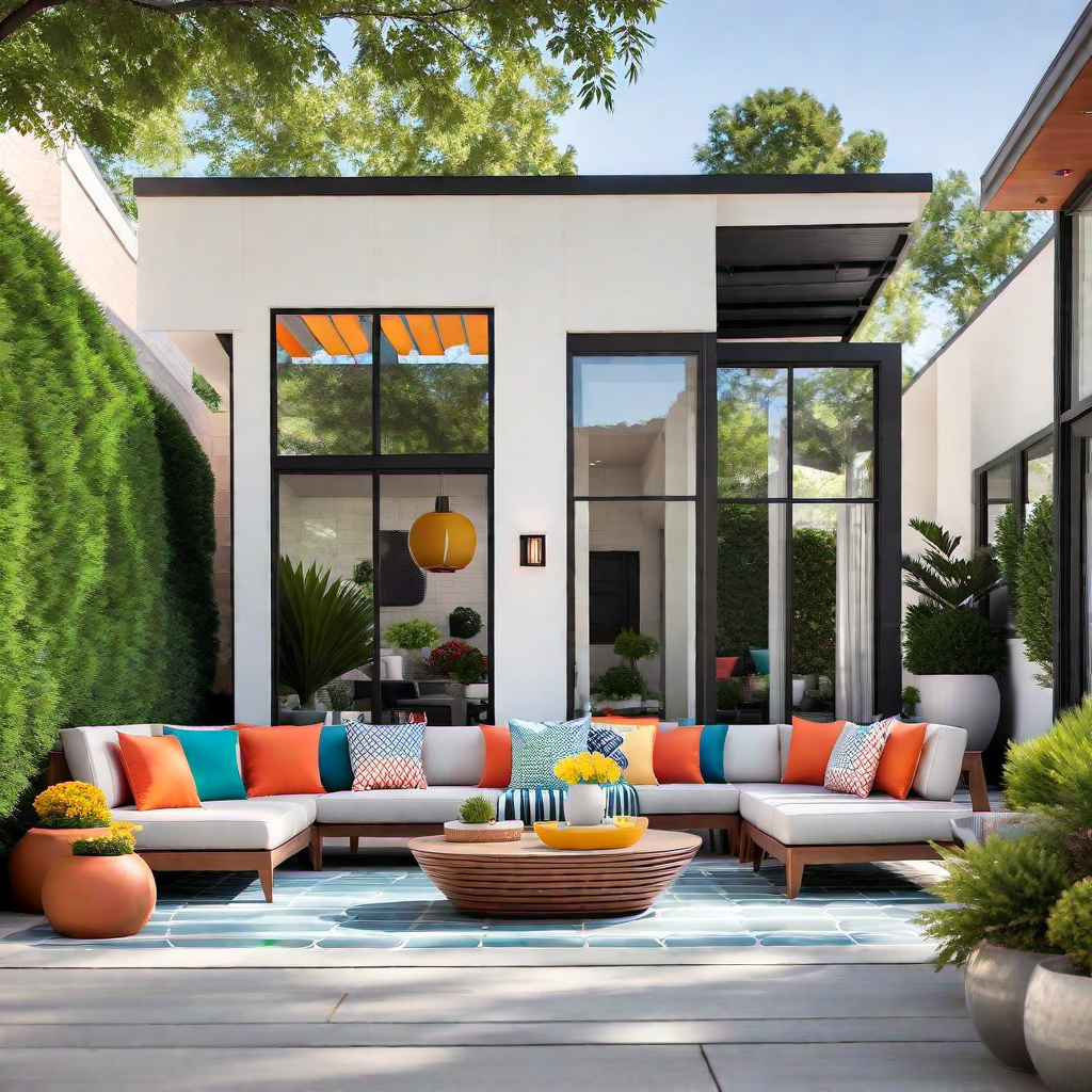 Mid-Century Modern: Retro Vibes for a Stylish Outdoor Patio