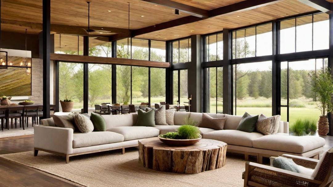 Sustainable Living: Eco-Friendly Features in Ranch Style Great Rooms