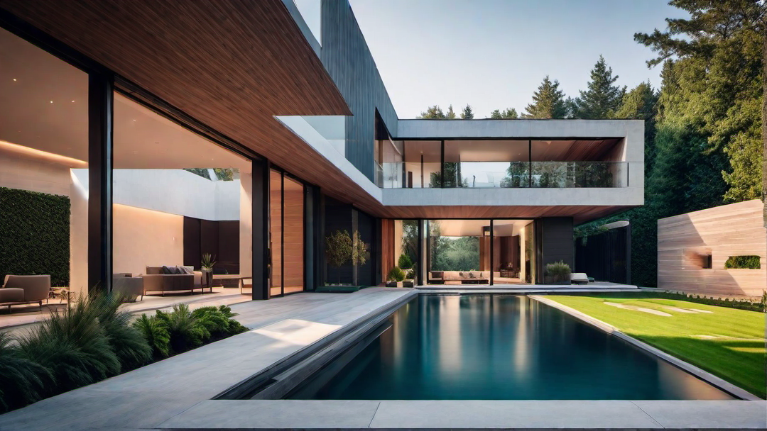 Light and Airy: Modern Exterior House with Open Spaces