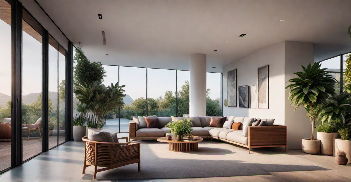 Cozy Living Space: Creating Comfort in a One-Story Garden House