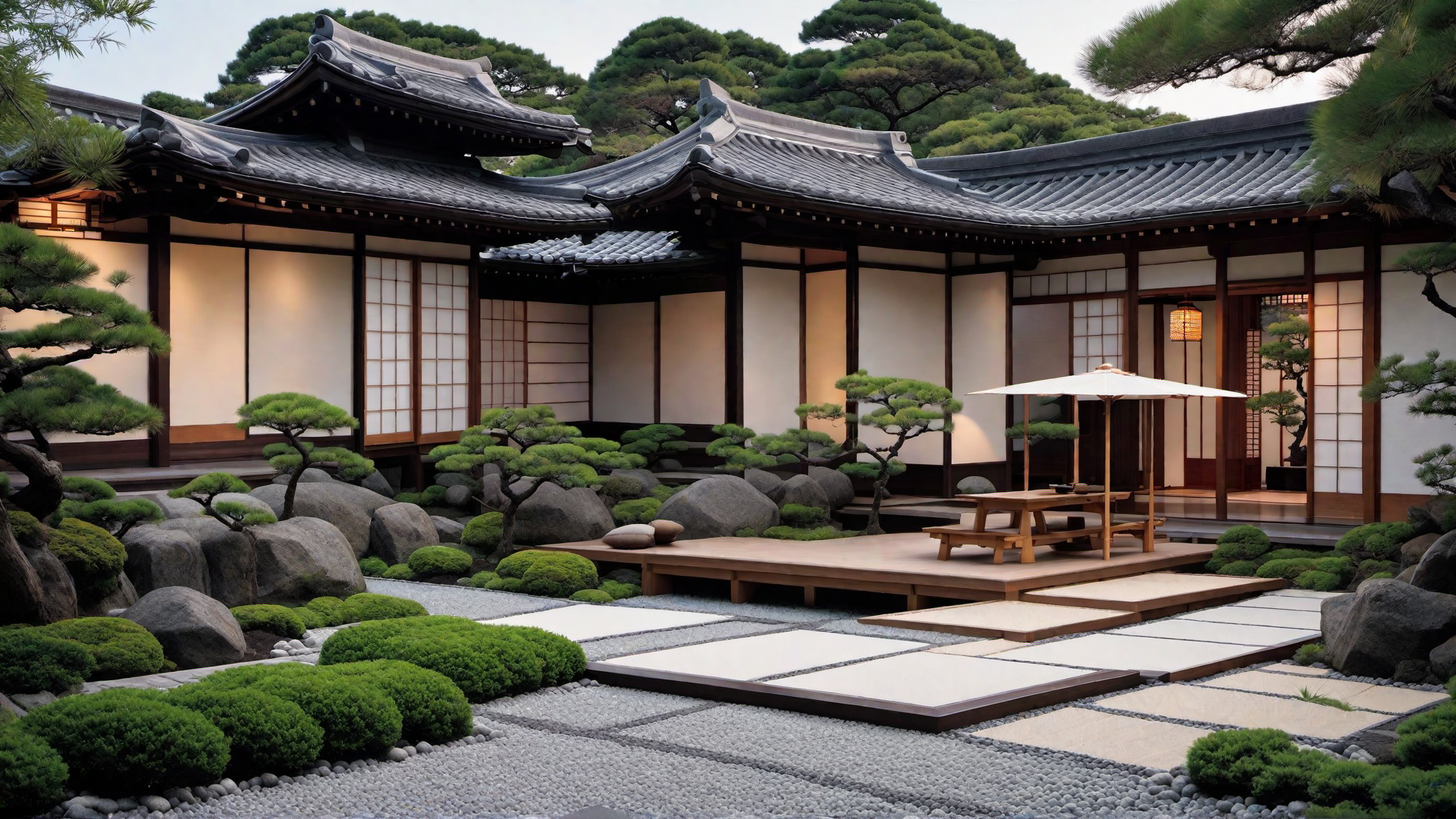 Outdoor Seating: Tatami Mats and Zabuton Pillows