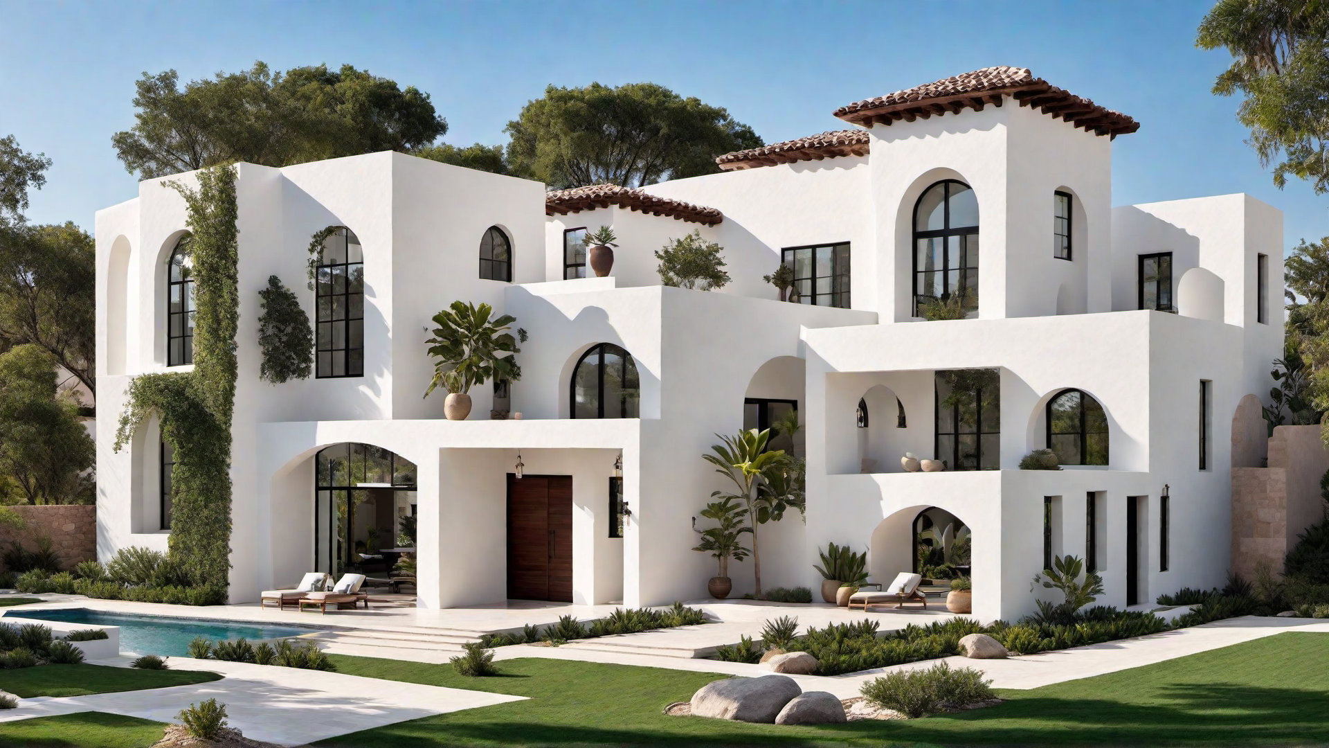 Contemporary Design with Traditional Archways