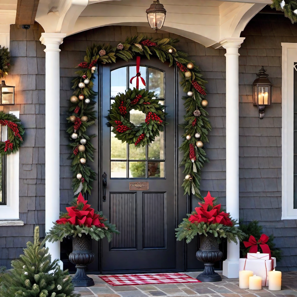 Warm Welcome: Front Door Wreaths and Entryway Decor