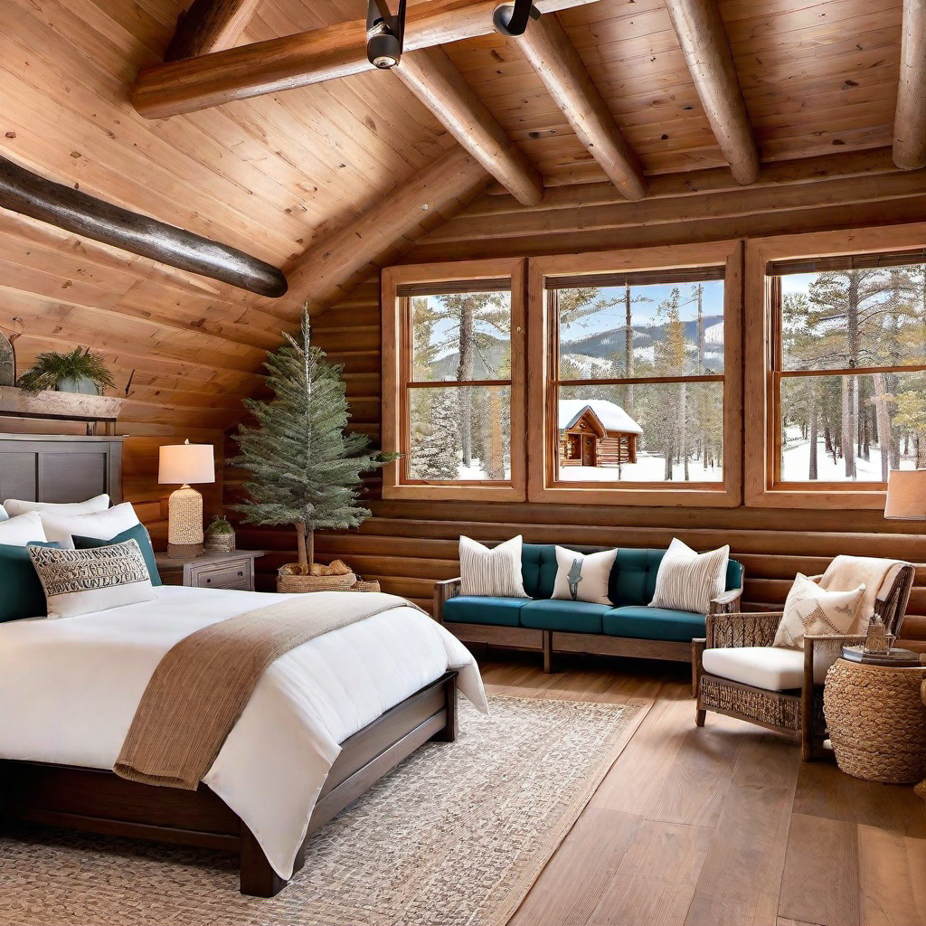 Cabin Fever: Log Cabin Bedroom Retreat