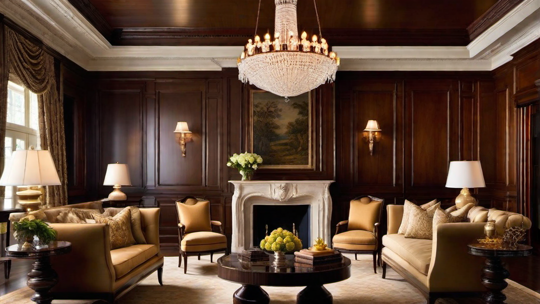 Entertaining in a Colonial Style Great Room