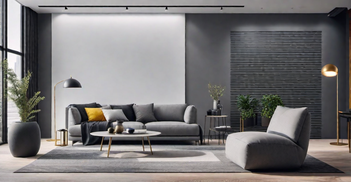 The Impact of Accent Wall: Incorporating Bold Grey Feature Wall
